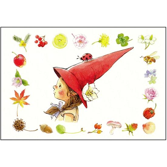 いなとめ まきこ ポストカード（Tomten/Four seasons）の画像