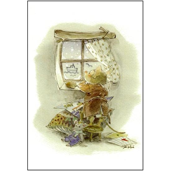 いなとめ まきこ ポストカード（春になったら・・・）の画像