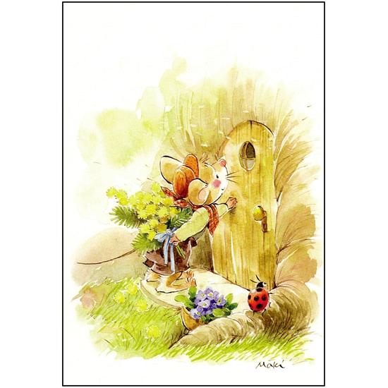 いなとめ まきこ ポストカード（素敵な瞬間）の画像