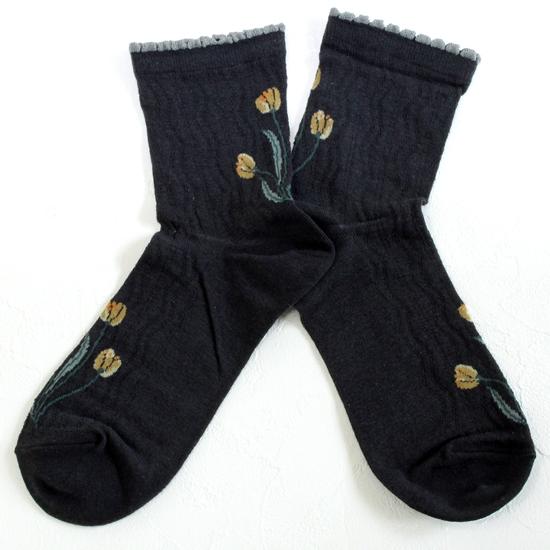 あなたに優しい靴下（メッシュ　チューリップ）の画像