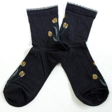 あなたに優しい靴下（メッシュ　チューリップ）の画像