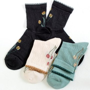 あなたに優しい靴下（メッシュ　チューリップ）の画像