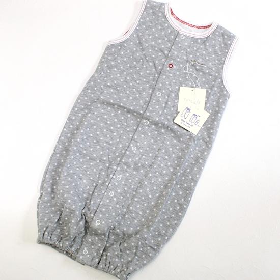 【訳あってお買い得！】coco walk ドットロンパース　70cmの画像