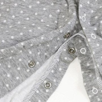 【訳あってお買い得！】coco walk ドットロンパース　70cmの画像