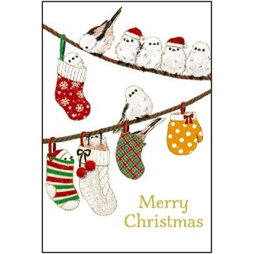 茜ことこ　クリスマスポストカード（シマエナガ）の画像