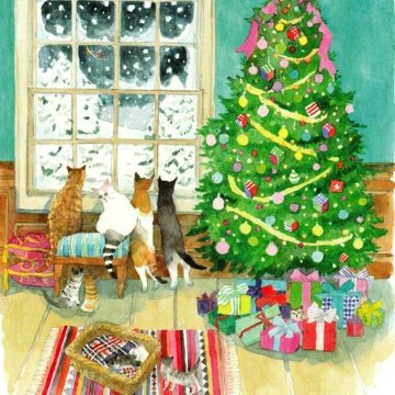 三好貴子 ポストカード（雪の降る聖なる夜に）の画像