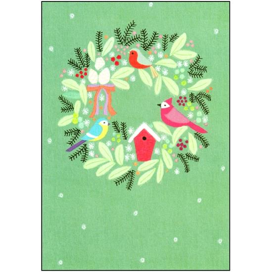 ひらいみも ポストカード（リース：バード）の画像