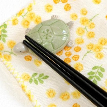 豆屋　箸置き（うさぎとかめ：かめ）の画像