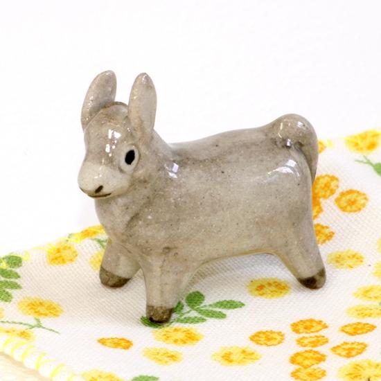 豆屋　箸置き（ロバ　茶）の画像