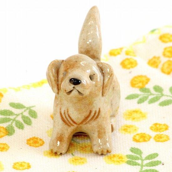 豆屋　箸置き（ゴールデン　レトリーバー　座り）の画像