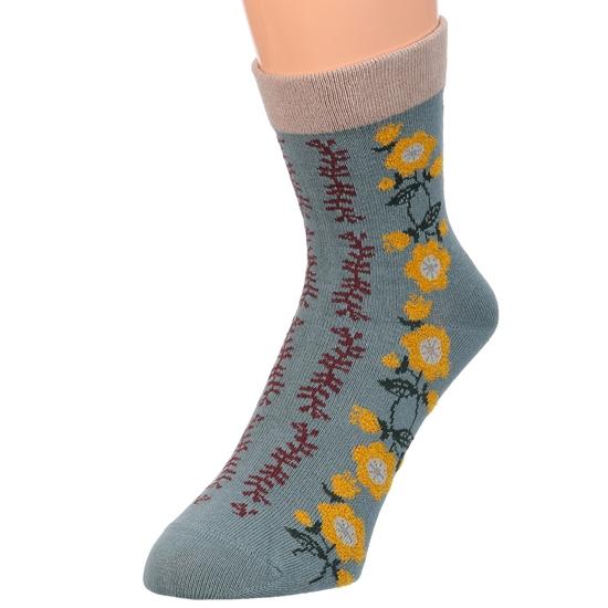 Natural Collection ソックス（モールサイド花柄）の画像