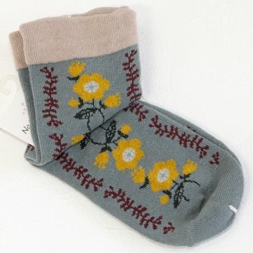 Natural Collection ソックス（モールサイド花柄）の画像