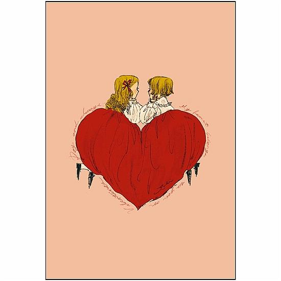 くらはしれい プレミアムポストカード（ハート）の画像