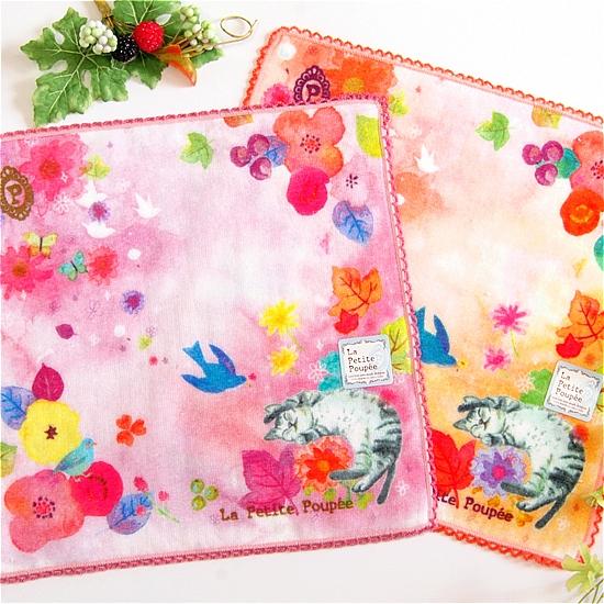 プティット・プぺ　ガーゼミニタオル（ひなたぼっこ）の画像