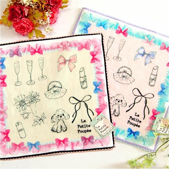 プティット・プぺ　ミニタオル（ラブリープードル）の画像