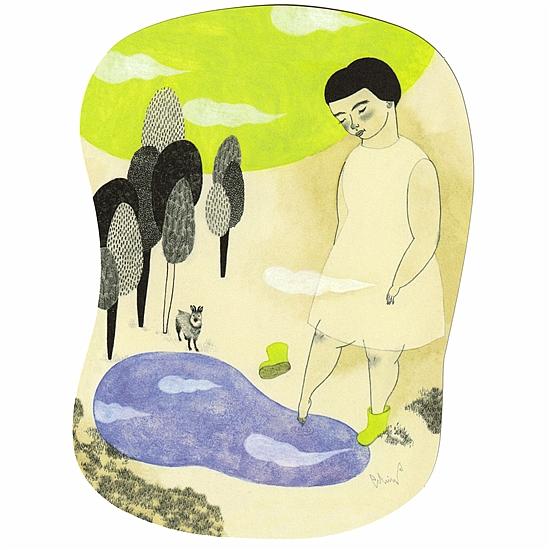 moritaMiW　ポストカード（雨上がりに）の画像