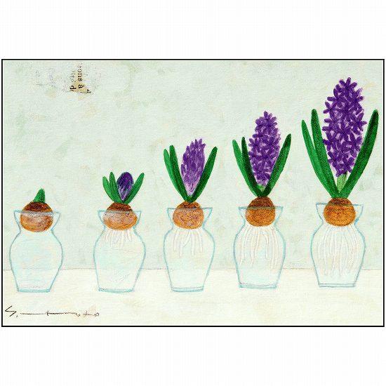 マツモトヨーコ　ドローイング　絵画　「北の国から」　マトリョーシカ　ハガキサイズ マツモトヨーコ ドローイング 絵画 「北の国から」 マトリョーシカ