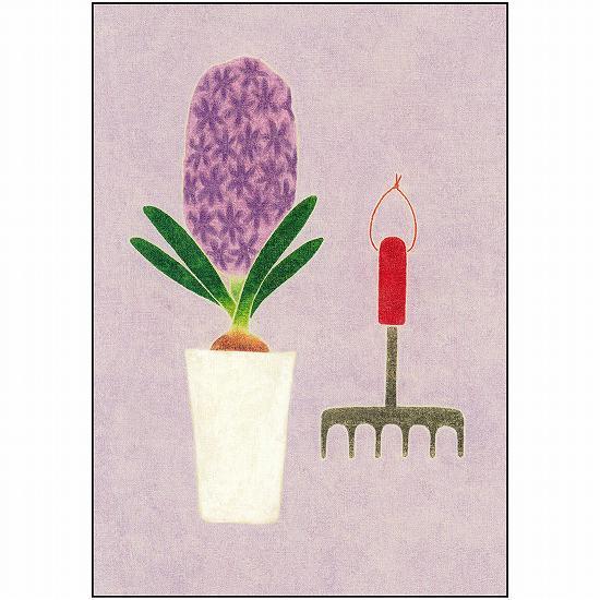 伊藤絵里子 ポストカード（ヒヤシンス）の画像