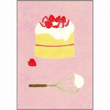 伊藤絵里子 ポストカード（ストロベリーケーキ）の画像