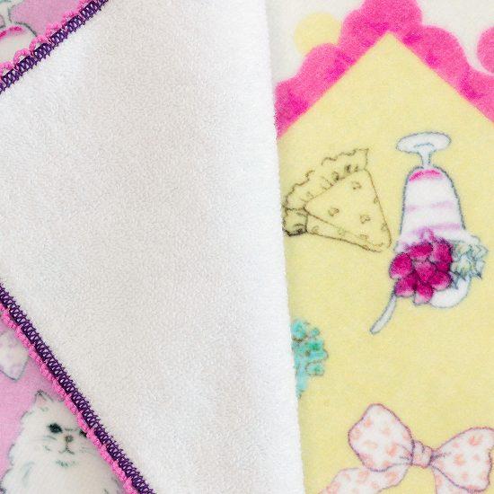 プティット・プぺ　ミニタオル（ドットキャット）の画像