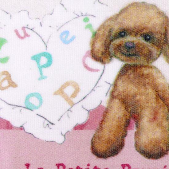 プティット・プぺ　ぺたんこポーチ（キャット＆プードル）の画像