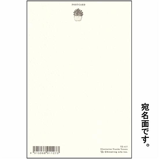 米津祐介 ポストカード（多肉植物）の画像