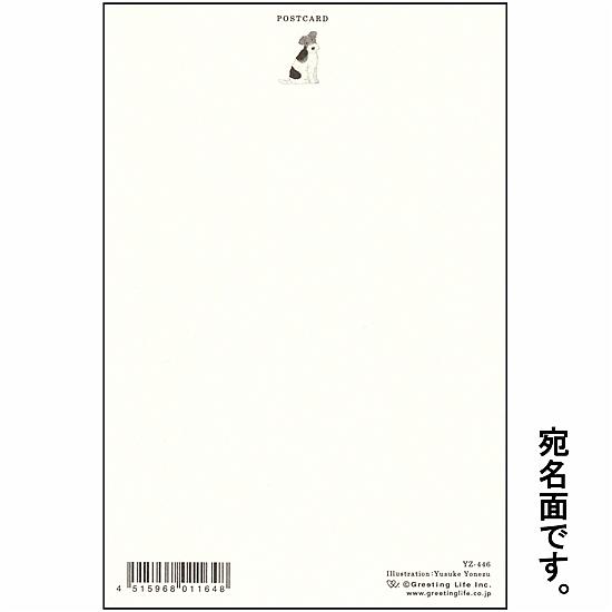 米津祐介 ポストカード（ワイヤーフォックステリア）の画像