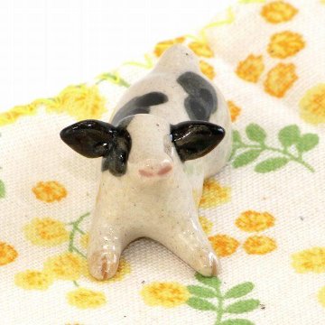 豆屋　箸置き（仔うし　ねころび）の画像