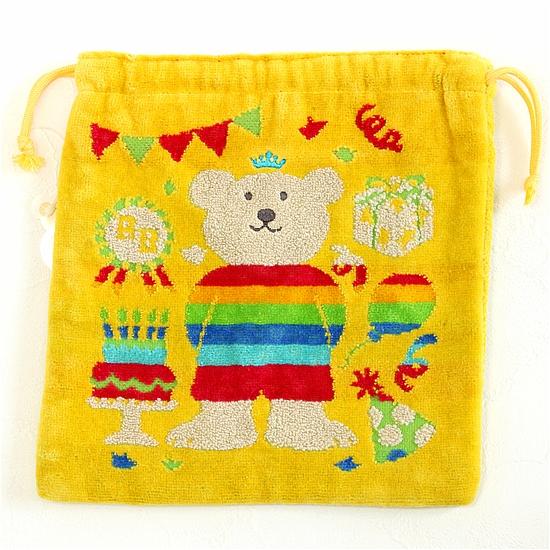 レインボーベア　巾着（パーティー）の画像