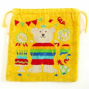 レインボーベア　巾着（パーティー）の画像