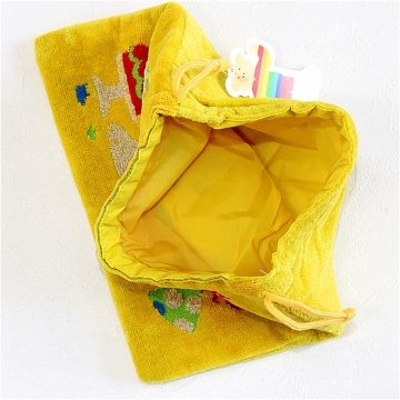 レインボーベア　巾着（パーティー）の画像