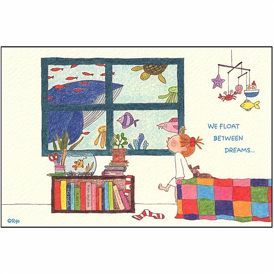 ココちゃん ポストカード（クジラ）の画像