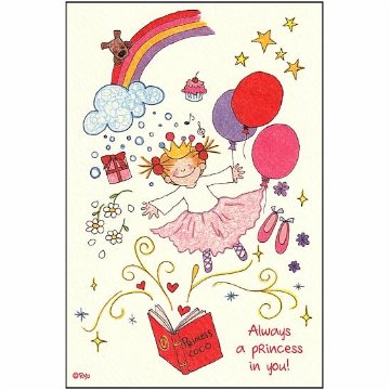 ココちゃん ポストカード（プリンセス）の画像