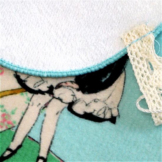 くらはしれい　プリントループタオル（ブルー）の画像