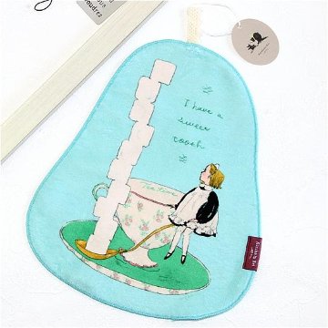 くらはしれい　プリントループタオル（ブルー）の画像