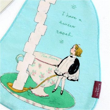 くらはしれい　プリントループタオル（ブルー）の画像