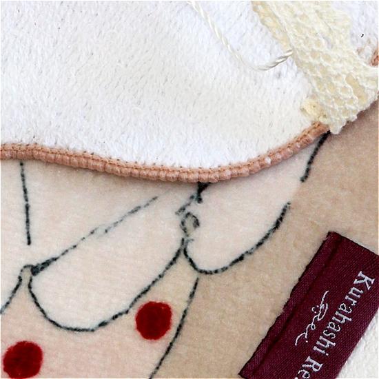 くらはしれい　プリントループタオル（ベージュ）の画像