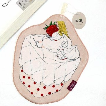 くらはしれい　プリントループタオル（ベージュ）の画像