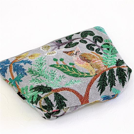 松尾ミユキ　トラベルポーチ（Two cats）の画像