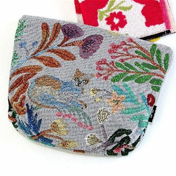 松尾ミユキ　トラベルポーチ（Two cats）の画像