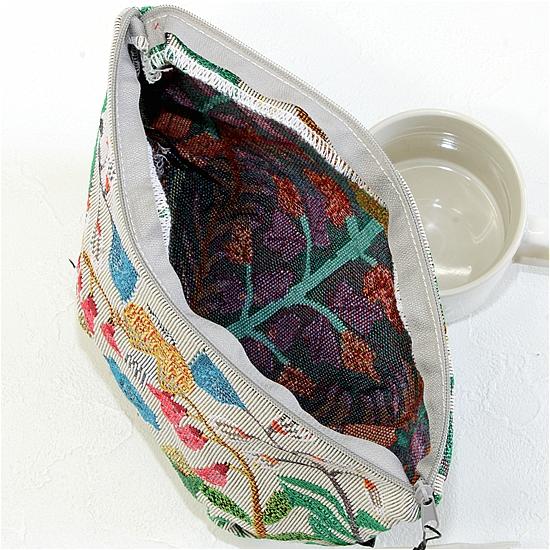 松尾ミユキ　トラベルポーチ（Flower bird）の画像