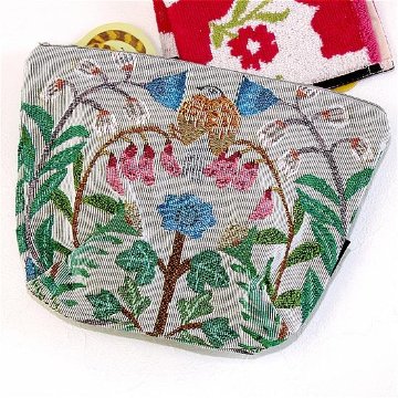 松尾ミユキ　トラベルポーチ（Flower bird）の画像