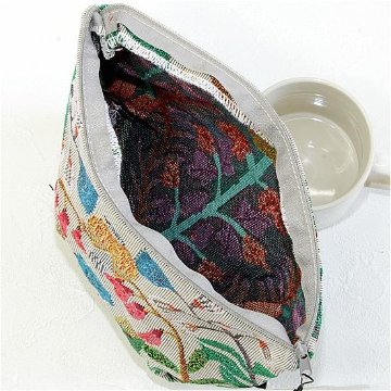 松尾ミユキ　トラベルポーチ（Flower bird）の画像