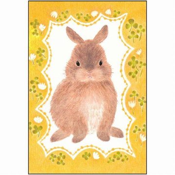 4legs ポストカード（春のうさぎさん）の画像