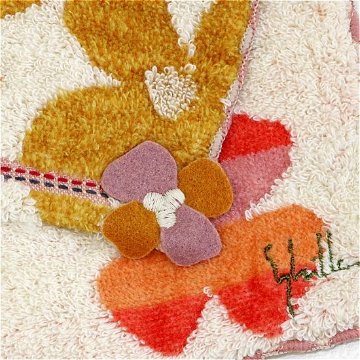 シビラ　ポケットハンカチ（イエローオーカー花）の画像