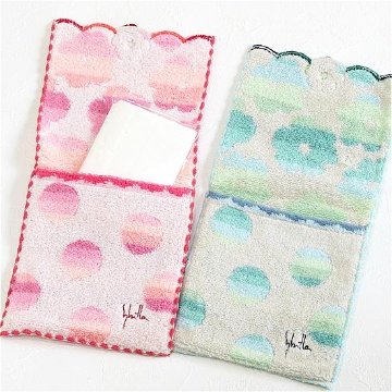 シビラ　ポケットハンカチ（白花）の画像