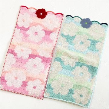 シビラ　ポケットハンカチ（白花）の画像