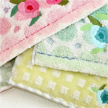 シビラ　ポケットハンカチ（水玉＆バラ）の画像