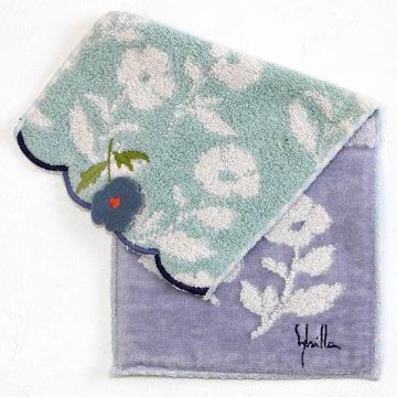 シビラ　ポケットハンカチ（お花アップリケ）の画像