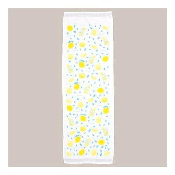 うすい　かるい　ながい　タオルてぬぐい（レモネード）の画像